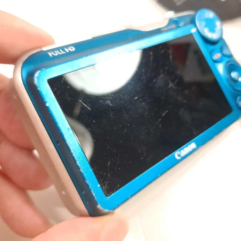 Canon Powershot SX230 HS blue digital camera point & shoot 12.1MP 14x Zoom WORKS